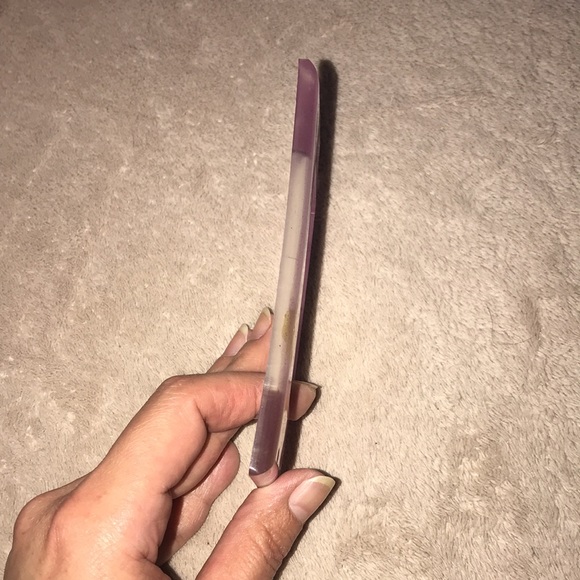 Unique Epoxy resin light purple panel switch plate with flowers by Me & Nicole💕 - Picture 3 of 3